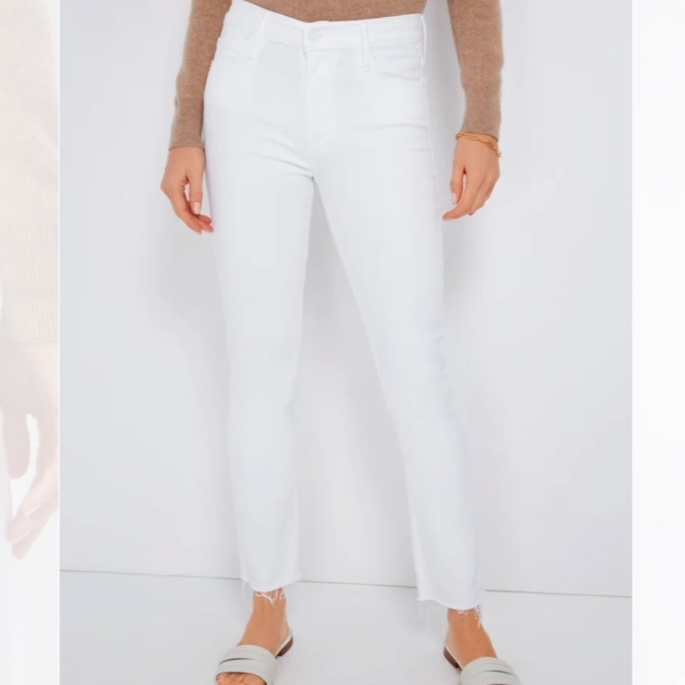 Fairest Of Them All Mid Rise Dazzler Ankle Fray
MOTHER